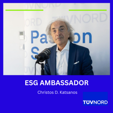 Press Release Christos D. Katsanos Appointed ESG Ambassador of TÜV NORD Greece